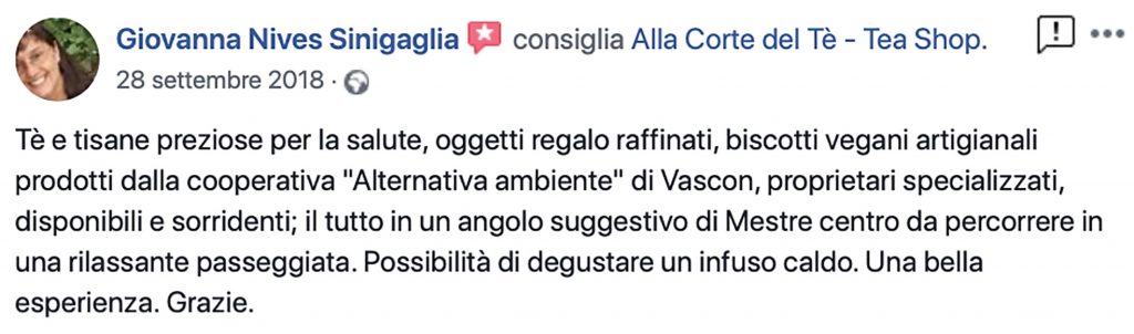 Recensione Sinigaglia