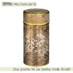Tin porta tè giapponese in latta (cod. 2048)