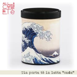 Tin porta tè in latta "onda"